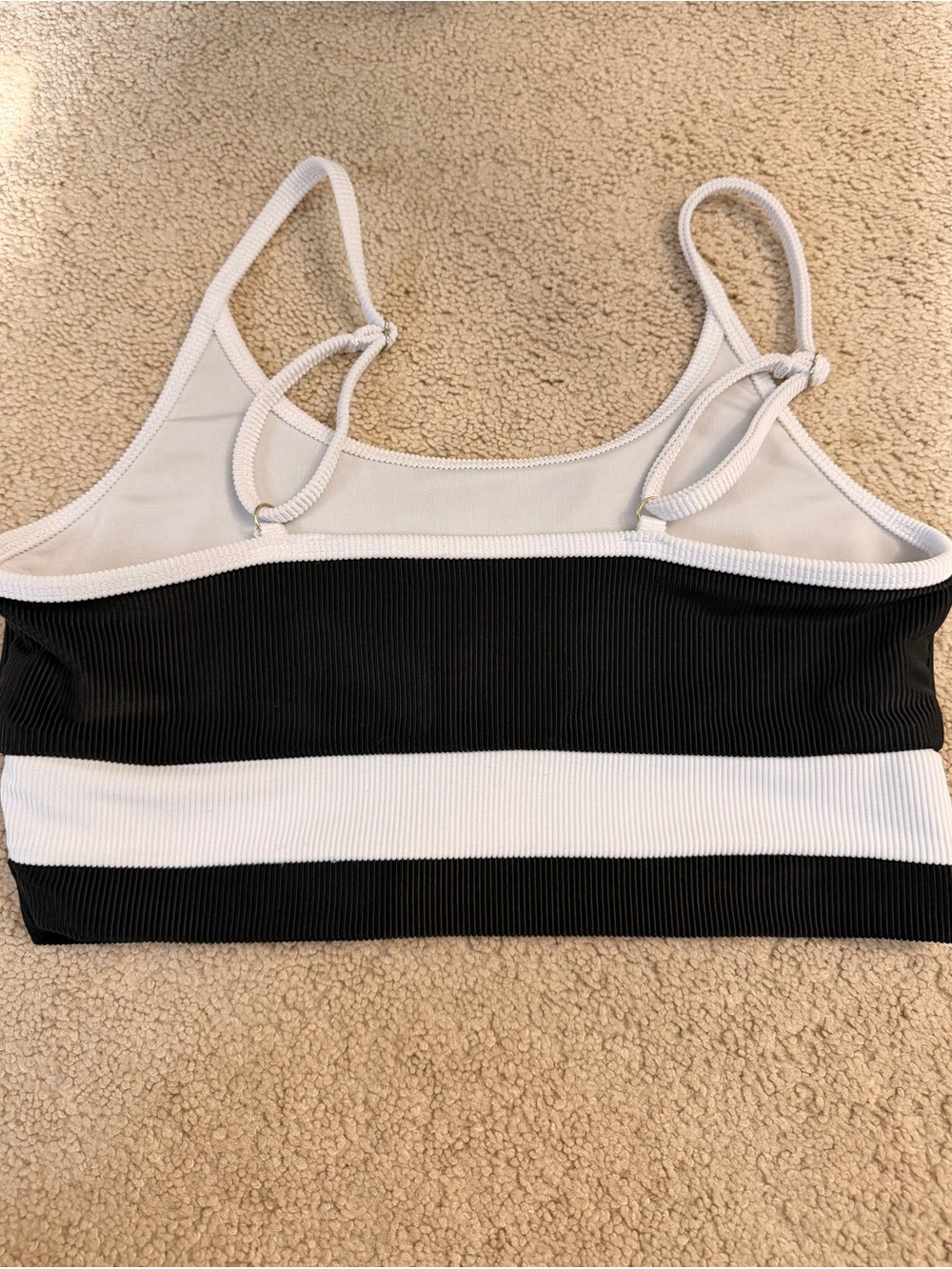 Beach Riot Eva Ribbed Colorblock Swim Top - Picture 2 of 4